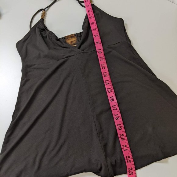 Mexx Brown Spaghetti Strap Top Small Size with Raw hem - Picture 10 of 10